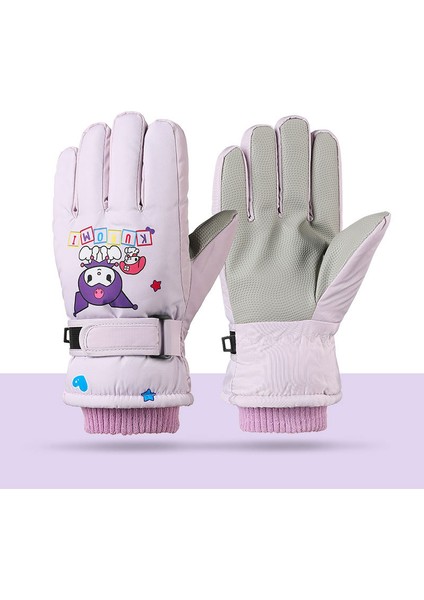 Kışlık Çocuk Yastıklı Eln Sürme Soğuk Bisiklet Açık Kayak Elnleri Ilkokul Elnleri (Yurt Dışından)