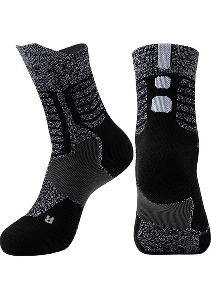 Yetişkin Basketbol Çorapları, Kalınlaştırılmış, Nefes Alabilen, Kaymayan, Spor Çorapları, Baldır Ortası Çorapları (Yurt Dışından)