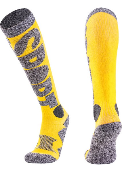 Kayak Çorapları Snowboard Için Sıcak Diz Çorapları Açık Hava Sporları Uzun Yürüyüş Çorapları Performans Çorapları (Yurt Dışından)