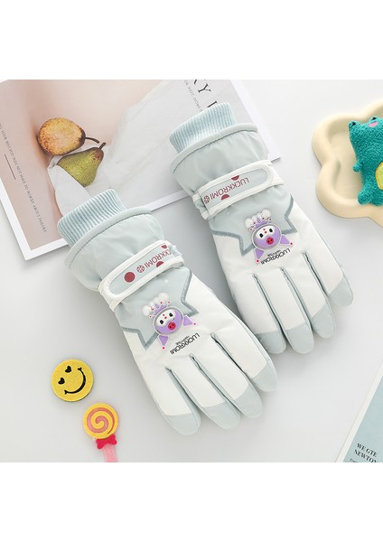 Kışlık Çocuk Yastıklı Eln Sürme Soğuk Bisiklet Açık Kayak Elnleri Ilkokul Elnleri (Yurt Dışından)