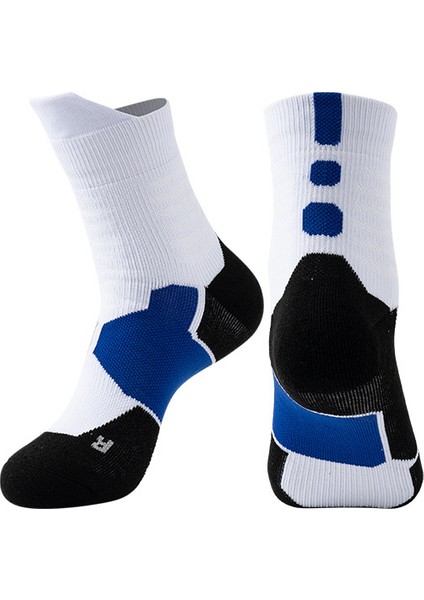 Yetişkin Basketbol Çorapları, Kalınlaştırılmış, Nefes Alabilen, Kaymayan, Spor Çorapları, Baldır Ortası Çorapları (Yurt Dışından)