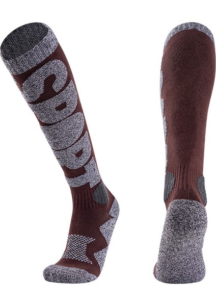 Kayak Çorapları Snowboard Için Sıcak Diz Çorapları Açık Hava Sporları Uzun Yürüyüş Çorapları Performans Çorapları (Yurt Dışından)