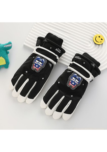 Kışlık Çocuk Yastıklı Eln Sürme Soğuk Bisiklet Açık Kayak Elnleri Ilkokul Elnleri (Yurt Dışından)