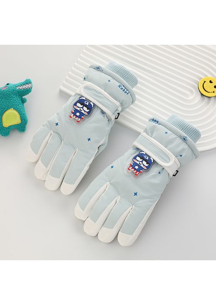 Kışlık Çocuk Yastıklı Eln Sürme Soğuk Bisiklet Açık Kayak Elnleri Ilkokul Elnleri (Yurt Dışından)