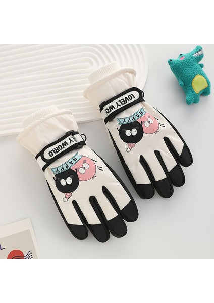 Kışlık Çocuk Yastıklı Eln Sürme Soğuk Bisiklet Açık Kayak Elnleri Ilkokul Elnleri (Yurt Dışından)