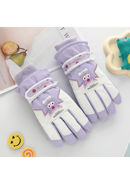 Kışlık Çocuk Yastıklı Eln Sürme Soğuk Bisiklet Açık Kayak Elnleri Ilkokul Elnleri (Yurt Dışından)