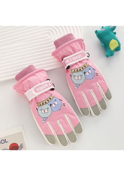 Kışlık Çocuk Yastıklı Eln Sürme Soğuk Bisiklet Açık Kayak Elnleri Ilkokul Elnleri (Yurt Dışından)