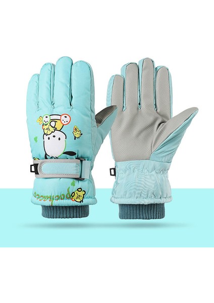 Kışlık Çocuk Yastıklı Eln Sürme Soğuk Bisiklet Açık Kayak Elnleri Ilkokul Elnleri (Yurt Dışından)