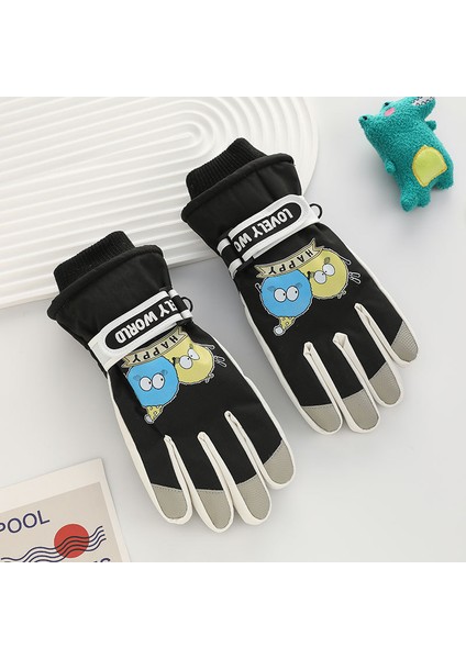 Kışlık Çocuk Yastıklı Eln Sürme Soğuk Bisiklet Açık Kayak Elnleri Ilkokul Elnleri (Yurt Dışından)