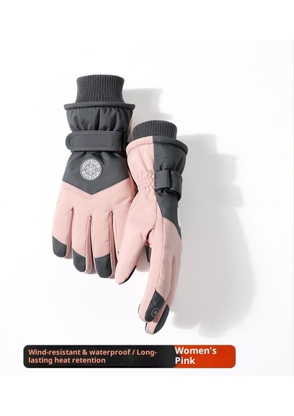 Kayak Elnleri Yastıklı Erkek ve Kadın Kayak Elnleri Kız Öğrenciler Açık Elektrikli Araba Sürme Yastıklı Bölünmüş Parmak Elnleri Erkek Kış (Yurt Dışından)