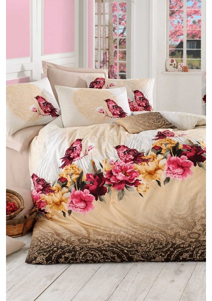 Çift Kişilik Ranforce Nevresim Takımı &AMP;#37;100 Pamuklu Çalıkuşu fiyatları