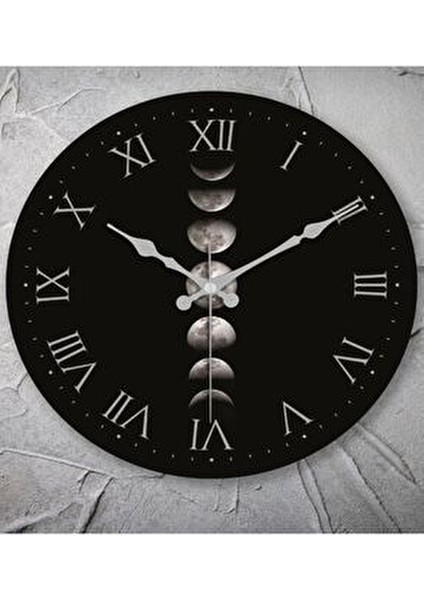 Ay Bombe Gerçek Cam Sessiz Mekanizma 36 cm Duvar Saati fiyatları