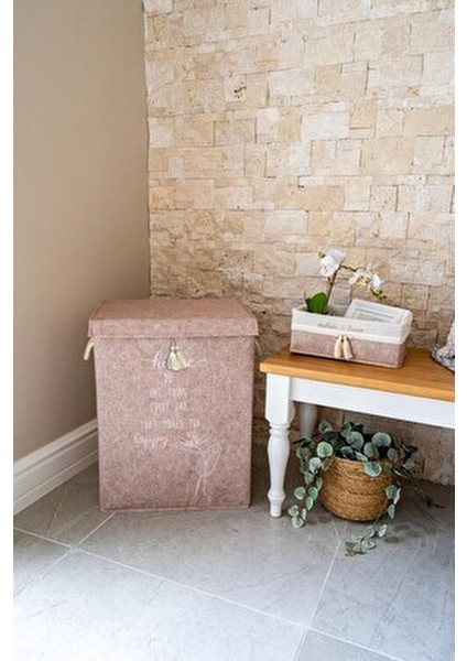 Keçe Kapaklı Çok Amaçlı Mega Kutu Bej 55 X 41 X 30 cm fiyatları