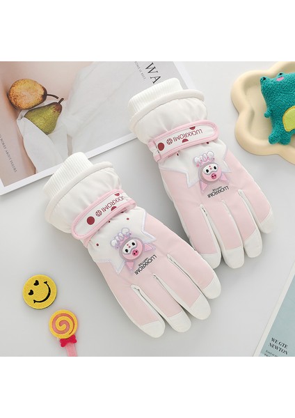 Kışlık Çocuk Yastıklı Eln Sürme Soğuk Bisiklet Açık Kayak Elnleri Ilkokul Elnleri (Yurt Dışından)