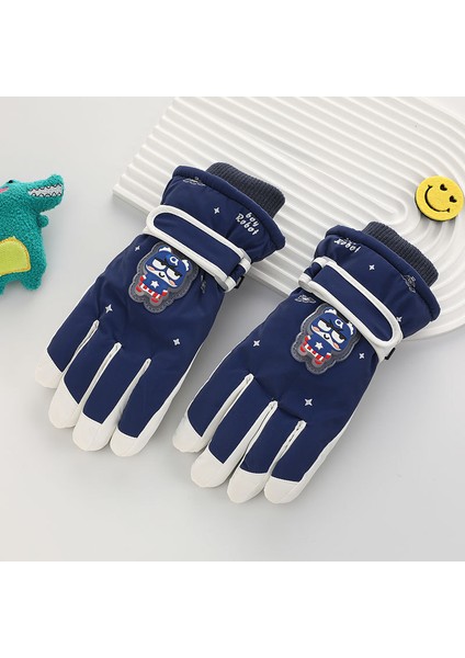 Kışlık Çocuk Yastıklı Eln Sürme Soğuk Bisiklet Açık Kayak Elnleri Ilkokul Elnleri (Yurt Dışından)