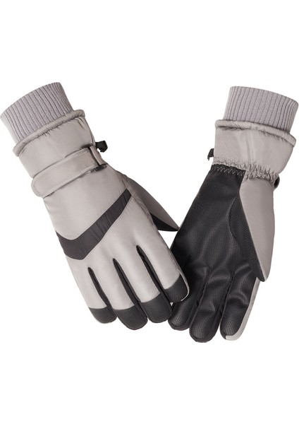 Kayak Elnleri Erkek ve Kadın Kış Yastıklı Sıcak Açık Bisiklet Dağcılık Kalınlaşmış Su Geçirmez Soğuk Geçirmez (Yurt Dışından)