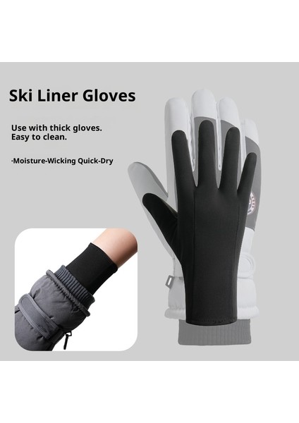 Kayak Elnleri Erkek ve Kadın Kış Yastıklı Sıcak Açık Bisiklet Dağcılık Kalınlaşmış Su Geçirmez Soğuk Geçirmez (Yurt Dışından)