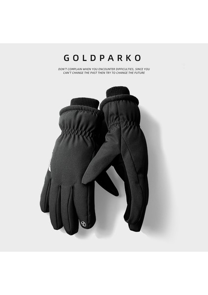 Kayak Elnleri Erkek ve Kadın Kış Yastıklı Sıcak Açık Bisiklet Dağcılık Kalınlaşmış Su Geçirmez Soğuk Geçirmez (Yurt Dışından)