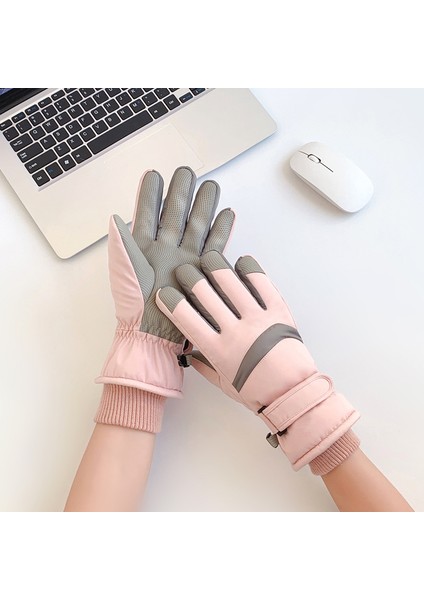 Kayak Elnleri Erkek ve Kadın Kış Yastıklı Sıcak Açık Bisiklet Dağcılık Kalınlaşmış Su Geçirmez Soğuk Geçirmez (Yurt Dışından)