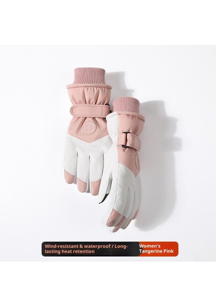 Kayak Elnleri Yastıklı Erkek ve Kadın Kayak Elnleri Kız Öğrenciler Açık Elektrikli Araba Sürme Yastıklı Bölünmüş Parmak Elnleri Erkek Kış (Yurt Dışından)