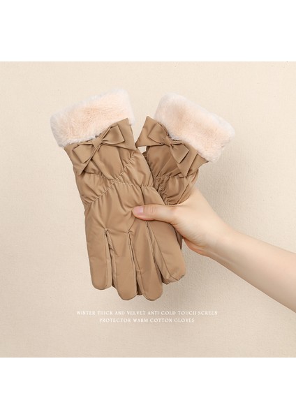 Kayak Elnleri Erkek ve Kadın Kış Yastıklı Sıcak Açık Bisiklet Dağcılık Kalınlaşmış Su Geçirmez Soğuk Geçirmez (Yurt Dışından)