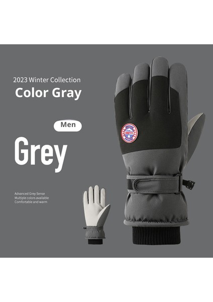 Kayak Elnleri Yastıklı Erkek ve Kadın Kayak Elnleri Kız Öğrenciler Açık Elektrikli Araba Sürme Yastıklı Bölünmüş Parmak Elnleri Erkek Kış (Yurt Dışından)