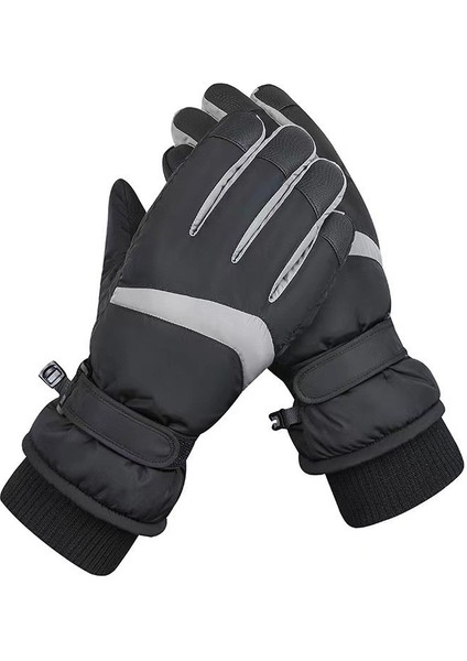 Kayak Elnleri Erkek ve Kadın Kış Yastıklı Sıcak Açık Bisiklet Dağcılık Kalınlaşmış Su Geçirmez Soğuk Geçirmez (Yurt Dışından)