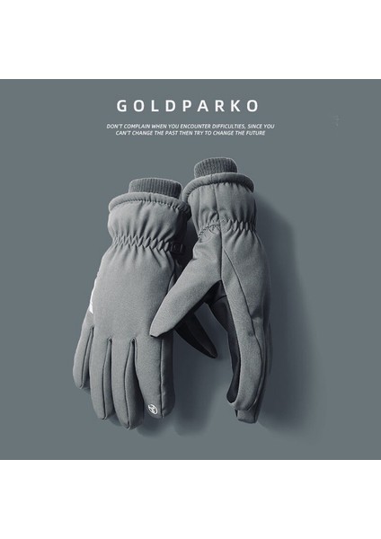 Kayak Elnleri Erkek ve Kadın Kış Yastıklı Sıcak Açık Bisiklet Dağcılık Kalınlaşmış Su Geçirmez Soğuk Geçirmez (Yurt Dışından)