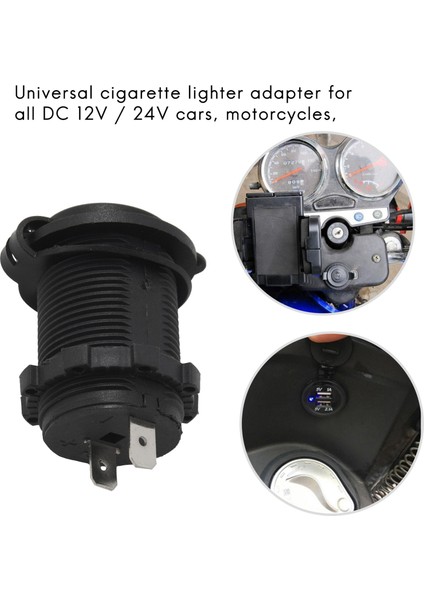 Araba Motosiklet Teknesi Için Çakar Çakır Adaptör Soketi Evrensel Su Geçirmez Dc Dc Çar Soket Adaptörü (Yurt Dışından) modelleri