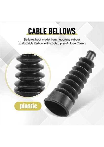 Mercruiser Alpha Bravo R Mr #1 Için Vardiya Kablo Körük Kiti 74639A2&#39 Nin Yerini Alıyor (Yurt Dışından) indirimleri