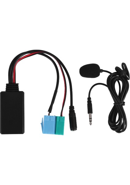 Araba Bluetooth Müzik Ses Kablosu Mikrofon Handfree Adaptörü Iso Fiat Grande Punto Alfa Romeo Için 2007&#39 Den Sonra Visteon Için (Yurt Dışından)