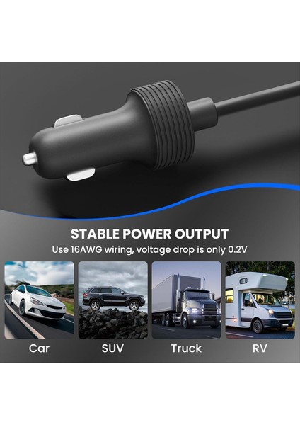 Starlink Mini Güç Kablosu Için Doğrudan Adaptörüne Starlink Mini 12V-24V Şarj Cihazı Güç Kaynağı Kablosu 16 4ft (Yurt Dışından) fırsatları
