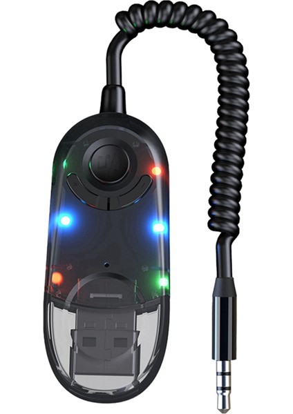 Aux Bluetooth Araba Adaptörü Dongle Kablosu Araba Hoparlörü Bluetooth Alıcı Usb&#39 Ye 3 5mm Jack Audio Music Alıcı (Yurt Dışından)