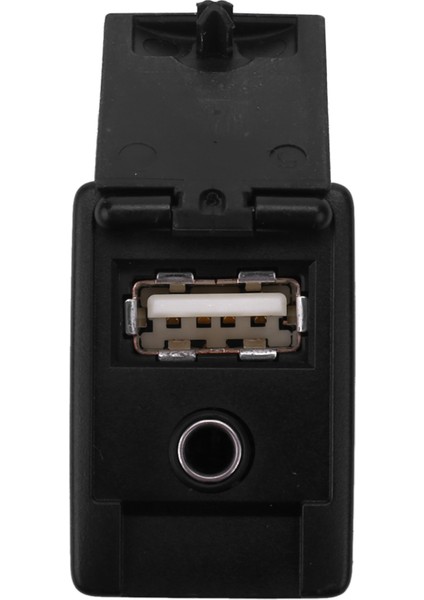 Corolla Avalon 86190-0R010 Plastik Siyah Için Toyota Rav4 Camry Için Araba Aux USB Port Adaptörü Jack Auto Auto (Yurt Dışından)
