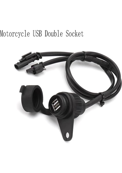 Bmw R1200GS R1250GS Için Motosiklet USB Çift Soket F700GS F800GS F800GS F850GS Kayıpsız Çizgi ile Adv Aksesuarları (Yurt Dışından) fiyatları