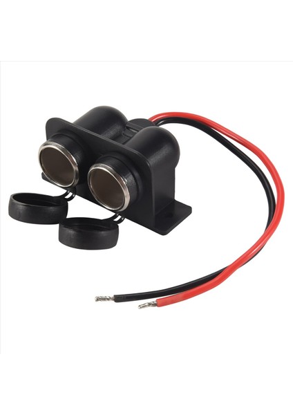 Çığ Soket 12V Su Geçirmez Çift Güç Fiş Çıkışı Araba Motosiklet Scooter Tekne Atv Rv (Yurt Dışından)