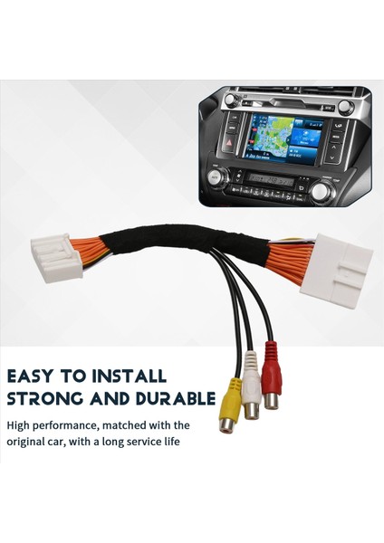 28 Pin Av Video Ses Kablosu Toyota/lexus Touch 2 ve Entune Monitor Kafa Üniteleri (Yurt Dışından) modelleri