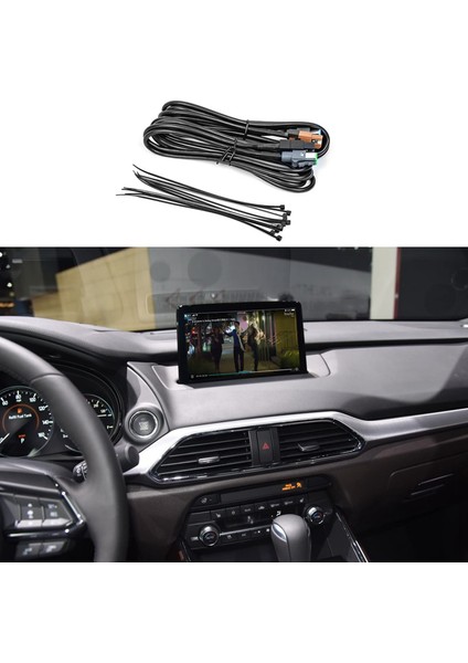 Araba Carplay ve Android Auto USB Kablosu C922 V6 605A Mazda 2 Mazda 3 Mazda 6 Cx-3 Cx-5 Mx5 (Yurt Dışından) fırsatları