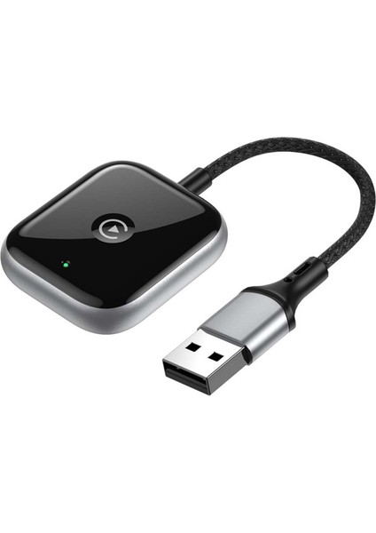 2 Aradan 1 Kablosuz Carplay Adaptörü Kablosuz Adaptör Arabası Aı Kutusu Fiş ve Oynat Mini Araba Oyun Adaptörü Siyah (Yurt Dışından)