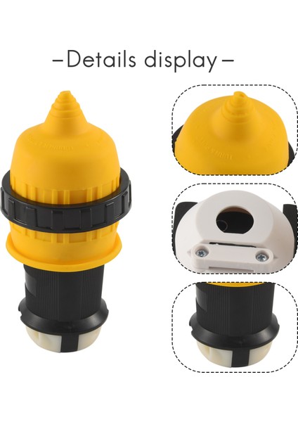 3pcs 125V Rv Güç Twist Kilit Tapası Inlet 30AMP Kapak Rv Güç Sokağı Su Geçiren Kapak Seti (Yurt Dışından) indirimleri