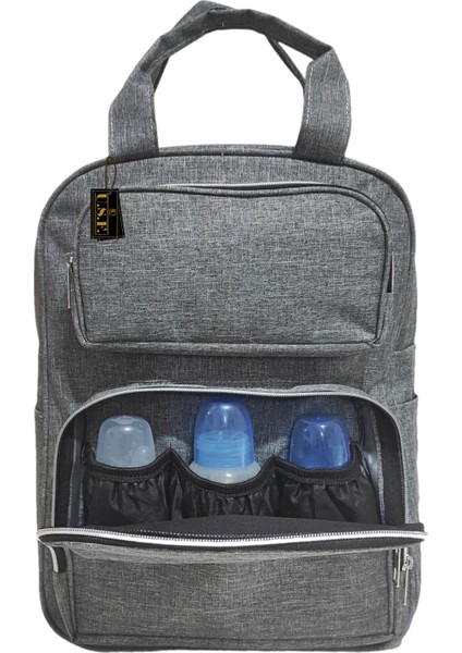 Anne Bebek Bakım Sırt Çantası Organizatör Fonksiyonel Termal Biberon Gözlü, Su Geçirmez Kumaş modelleri