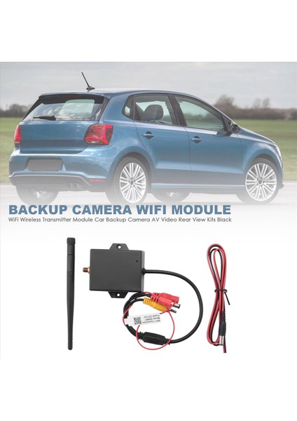 Wifi Kablosuz Verici Modül Araba Yedek Kamera Av Video Arka Görünüm Kitleri Siyah (Yurt Dışından) indirimleri