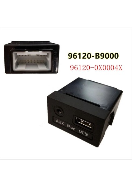 96120B9000 Hyundai I10 Için Ipod Aux Bağlantı Noktası Adaptörü Için USB Okuyucu 2014-2018 Aux USB Jack Assy 96120-0X0004X 961200X0004X (Yurt Dışından) indirimleri