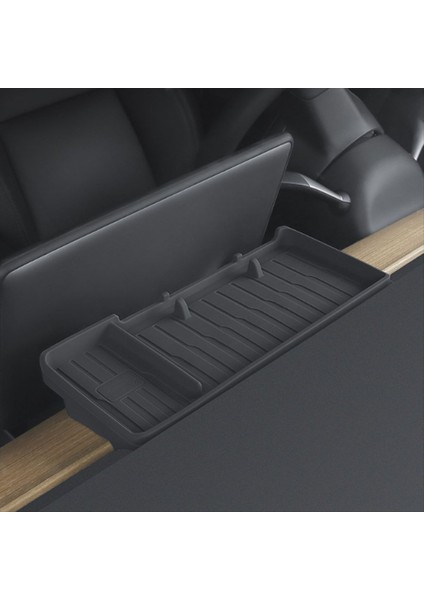 Tesla Model 3 Y Merkez Konsol Organizatörü Ekran Sac Street Box Güver Deli Gizli Tepsi Iç Aksesuarları Siyah (Yurt Dışından) fiyatları