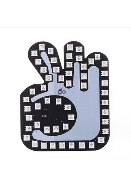 Evrensel Komik Araba Parmak Işığı Uzakta Iyi Jest Lambası Işıltı Paneli Etiketi ile Araba Penceresi Dekoratif (Yurt Dışından) fiyatları