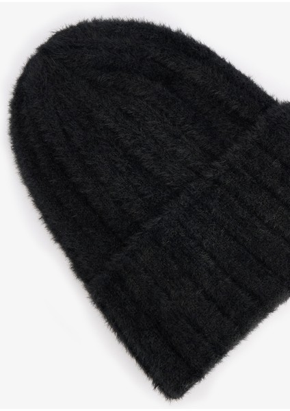 Siyah Zoe Yumuşak Dokulu Bere fiyatları