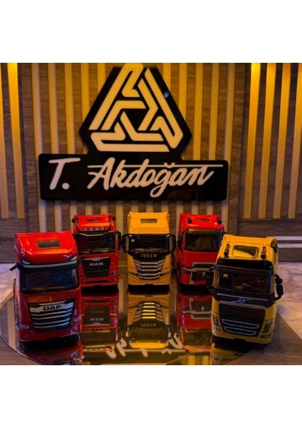 Logolu Tır Maketi 4lü Set (Dorsesiz) modelleri