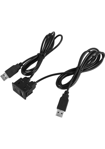 150CM Araba Dash Flush Montaj 2 USB Port Paneli Otomatik Tekne Çift Usb-Tapyc Uzatma Kablo Adaptörü Toyota (Yurt Dışından) fiyatları