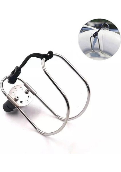 1pcs Deniz Paslanmaz Çelik At Nalı Lifebuoy Braket Life Şamandıralar Yüzme Tutucu Yüzme Halkası Tutucu Tekne Aksesuarları (Yurt Dışından) indirimleri