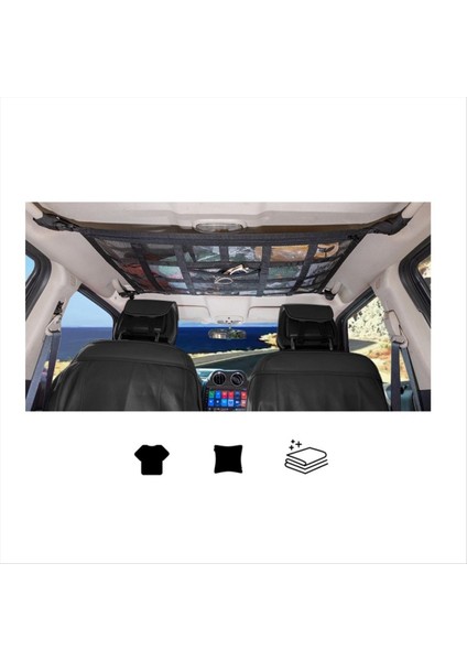 Araç Güçlü Net Torba Yük Boyunca Örgü Araç Çatı Depolama Kapasitesi Araba Tavan Otomatik Aksesuarlar Çatı Depolama Net Cep B (Yurt Dışından) fırsatları